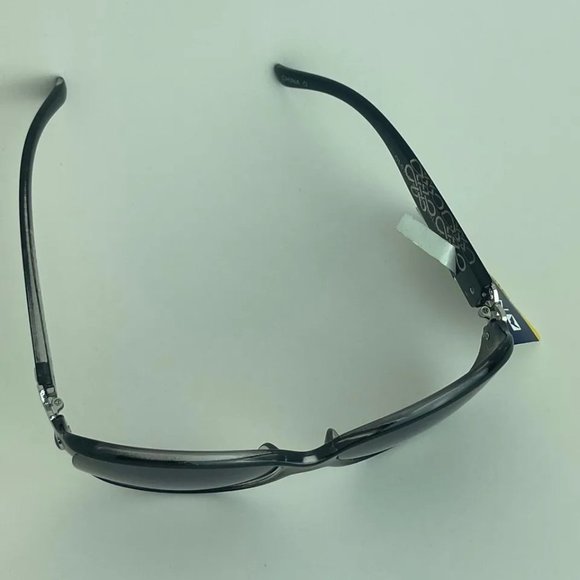 SG00773 NorthCrest Sunglasses for Women Pretty Swirls Black, Silver Design - Picture 3 of 8